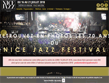 Tablet Screenshot of nicejazzfestival.fr